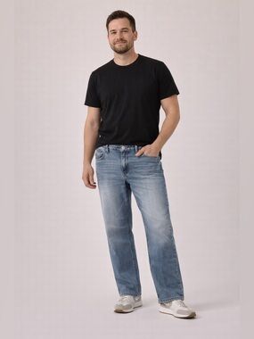 Silver Jeans Co Light Wash Relaxed Straight Jeans Mens